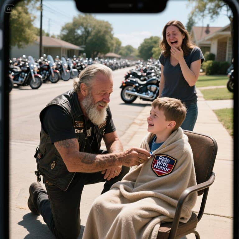 Meu filho de 6 anos estava morrendo de câncer e seu último desejo era ver uma motocicleta. Perguntei por alguns motociclistas no Facebook. 12.000 pessoas apareceram e lhe deram seu último dia perfeito, mas foi o que fizeram uma semana depois de sua morte que deixou o mundo inteiro sem palavras.