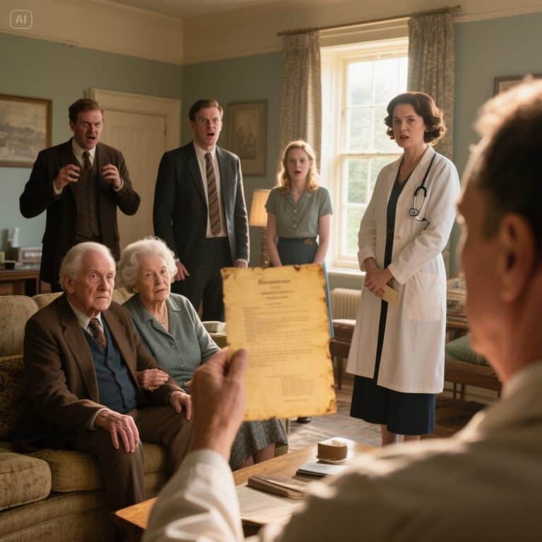 Encontrei um casal de idosos abandonado em uma estrada escaldante pelos próprios filhos. Quando os abutres retornaram para reivindicar sua herança, o segredo que o velho guardava em um envelope amarelado os destruiu completamente.