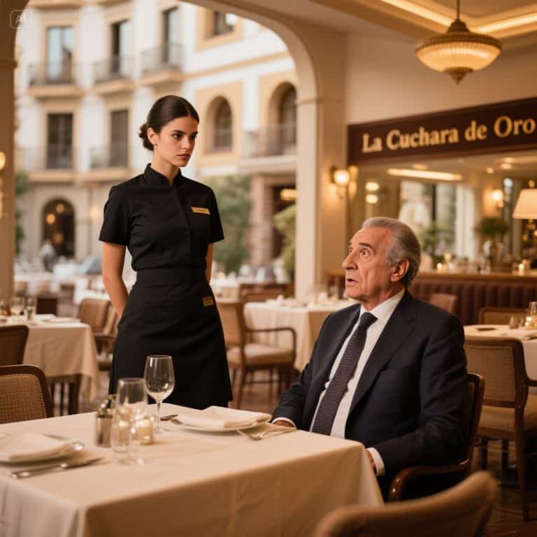A garçonete que fez o magnata se ajoelhar: o segredo que silenciou todo o restaurante e mudou sua vida para sempre. Ninguém ousava contradizê-lo, até que uma jovem desafiou sua fúria e o obrigou a baixar a cabeça.