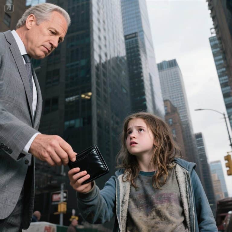 Eu tinha 15 anos, estava sem teto e morrendo de fome quando encontrei a carteira de um bilionário abarrotada de dinheiro que poderia ter me salvado. Em vez disso, devolvi-a, e ele disse duas palavras que mudaram minha vida. Mas o que a própria filha dele fez anos depois é a parte da história que ninguém jamais conta…