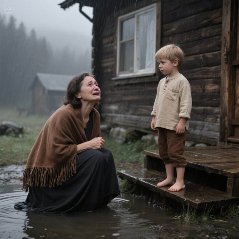 Uma órfã de cinco anos abriu a porta para mim no meio de uma tempestade. O que aconteceu naquela noite mudou o destino de uma cidade inteira.