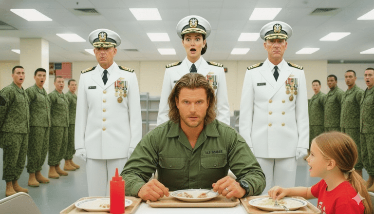 Un amiral des SEAL a demandé son indicatif à un père célibataire employé comme concierge pour plaisanter – jusqu&rsquo;à ce que « Lone Eagle » le fige.