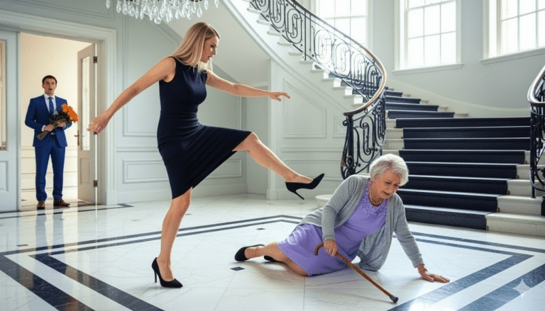 Un milliardaire surprend sa fiancée en train de donner des coups de pied à sa mère âgée : la suite a choqué tout le monde.