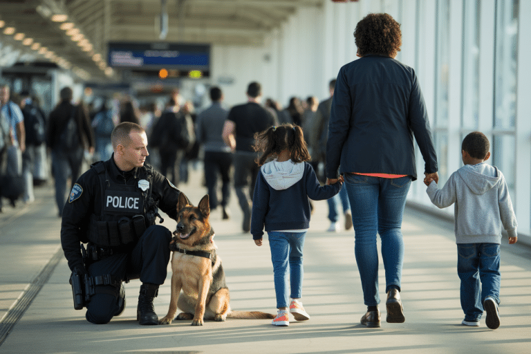 Kleiner schwarzer Junge gab dem Polizeihund ein stilles Signal – was er als nächstes fand, schockierte alle