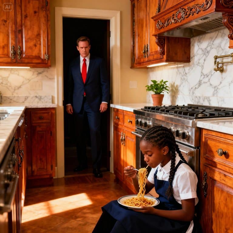 Billionaire Finds His Black Maid’s Daughter Hiding To Eat Leftovers — His Reaction Will Shock You
