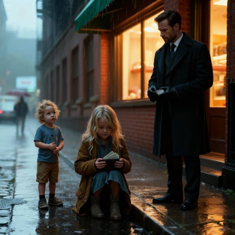 Armes Mädchen gab einem Milliardär seine verlorene Brieftasche zurück – was er darin fand, brachte ihn zum Weinen