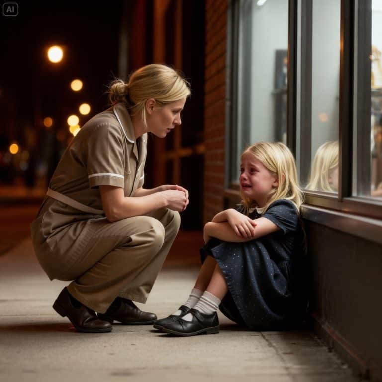 „WEIN NICHT, LIEBLING“ – EINE FRAU HILFT EINEM VERLORENEN MÄDCHEN, DAS ALLE IGNORIERTEN, OHNE ZU WISSEN, DASS SIE DIE TOCHTER DES GESCHÄFTSFÜHRERS WAR