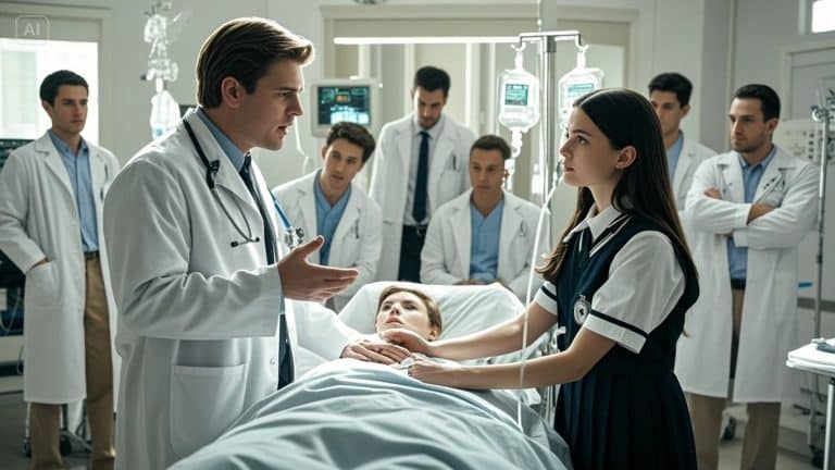 Un médecin d&rsquo;élite a demandé à la fille de sa servante de soigner un patient mourant pour plaisanter — sans savoir qu&rsquo;elle est un génie médical