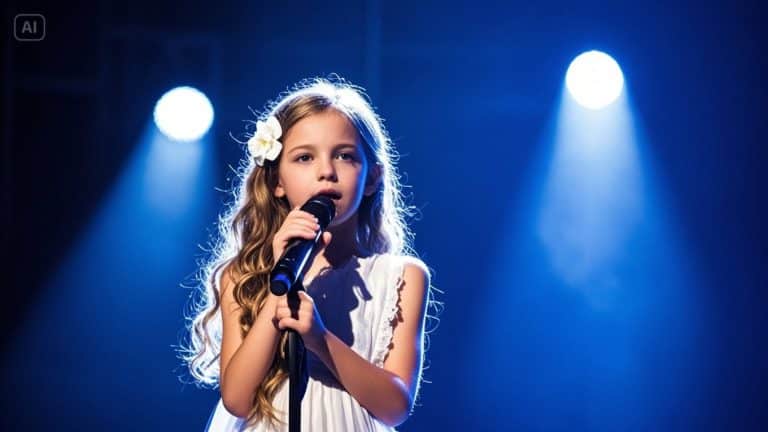 « CETTE CHANSON EST POUR MA MAMAN MALADE ! » — CHANTAIT LA PETITE FILLE, IGNORANT QUE SON PÈRE MILLIONNAIRE ÉTAIT…