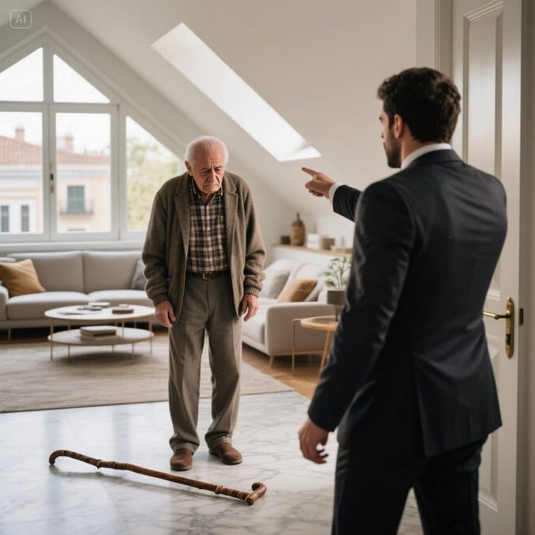 Como você se atreve a mostrar a sua cara aqui? A história devastadora de um filho que humilhou o pai por vergonha, apenas para descobrir que a bengala que quebrou era a única coisa que o mantinha de pé diante do destino cruel e da inesperada vingança divina.