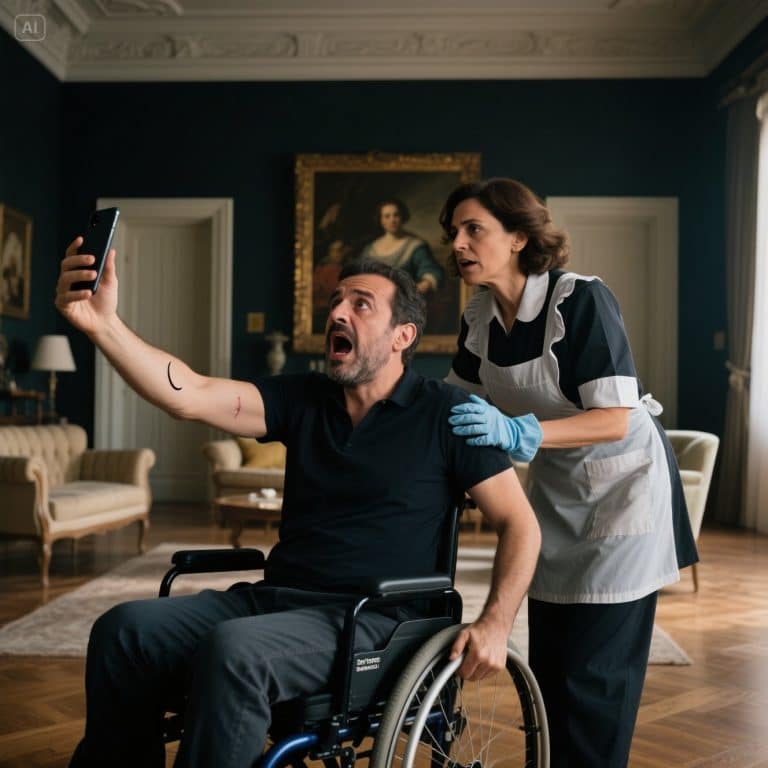 “NÃO ME TOQUE!” gritei desesperadamente. Mas a nova faxineira ignorou minha ordem. No instante em que suas mãos roçaram em mim, um segredo de 20 anos explodiu entre nós.