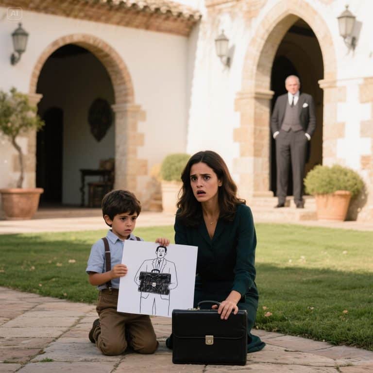 La arrestaron sin pruebas, la creyeron culpable. Pero el hijo autista del millonario vio la verdad. Lo que reveló su dibujo silencioso desenmascaró al verdadero criminal y sacudió al país.