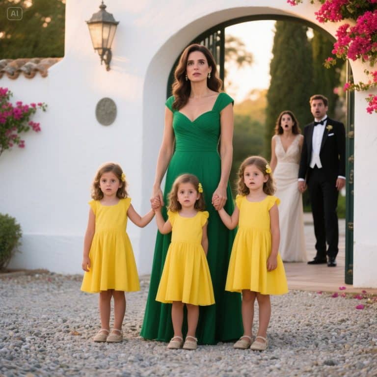 Él Invitó a Su Exesposa Pobre Para Humillarla en Su Boda de Lujo. Jamás Esperó Que Ella Llegara en una Limusina… Con Sus Tres Hijas Secretas.