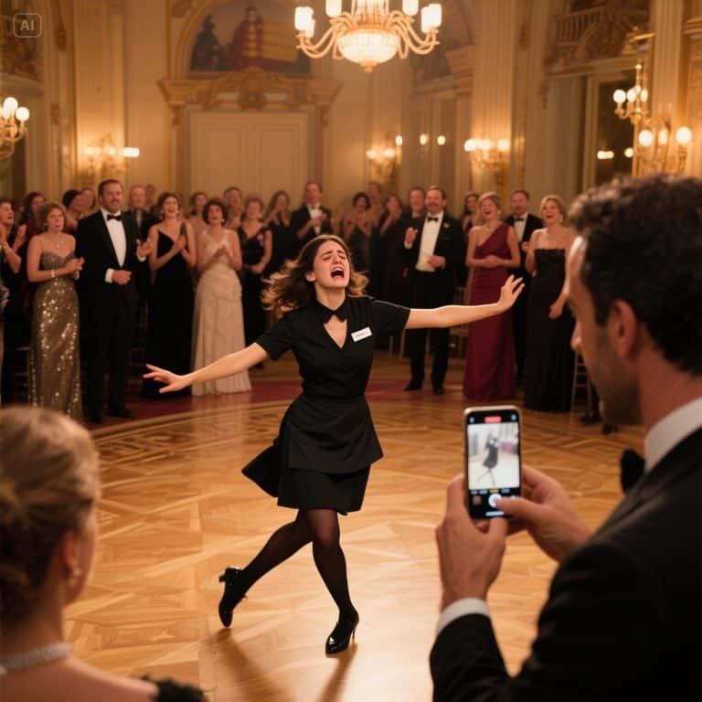 A garçonete humilhada pelo magnata mais rico de Madri. O que ela fez em seguida silenciou a elite espanhola e a transformou em uma lenda viral.