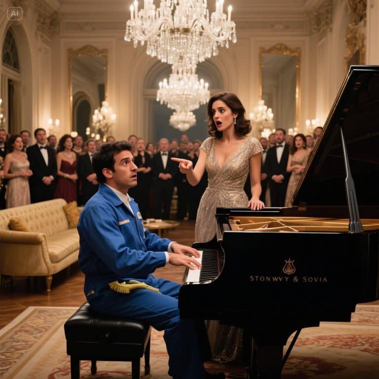 A equipe de limpeza revela um segredo de um bilhão de euros no baile de gala mais exclusivo! O desafio do bilionário: “Se você tocar piano, eu me caso com você” termina com uma reviravolta surpreendente que ninguém previu.