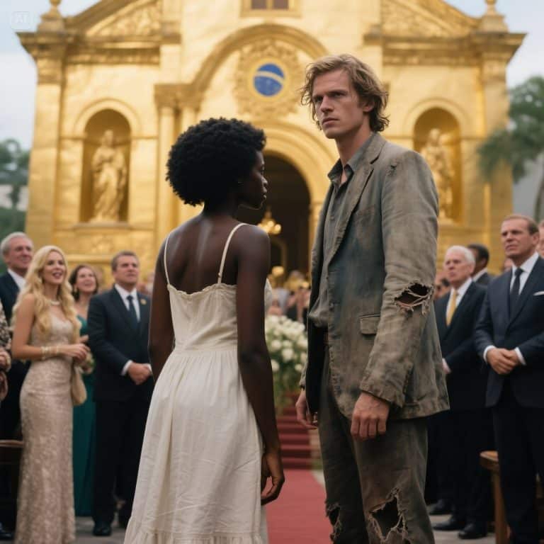 ELES RIRAM QUANDO A BABÁ ENTROU NA IGREJA COM O MORADOR DE RUA… MAS O QUE ELE REVELOU NO MICROFONE FEZ A CIDADE INTEIRA PARAR