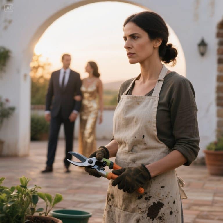 A amante do meu ex-marido veio me expulsar da casa do meu falecido pai, mas ela não sabia que ele havia deixado uma última carta escondida entre as rosas.