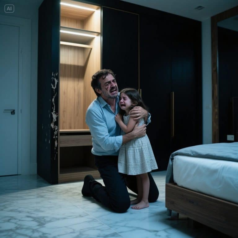 “Papá, dijo que moriste”: El instinto de un padre, el susurro en el armario y la pesadilla de 8 años que mi esposa ocultaba en nuestra mansión de Madrid