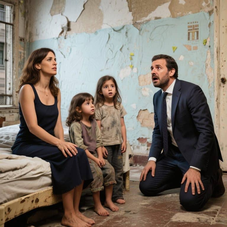 Salió de cerrar el negocio de su vida. Dos niñas sucias le pidieron ayuda. Lo que descubrió en ese apartamento pobre destrozó su mundo de mentiras.