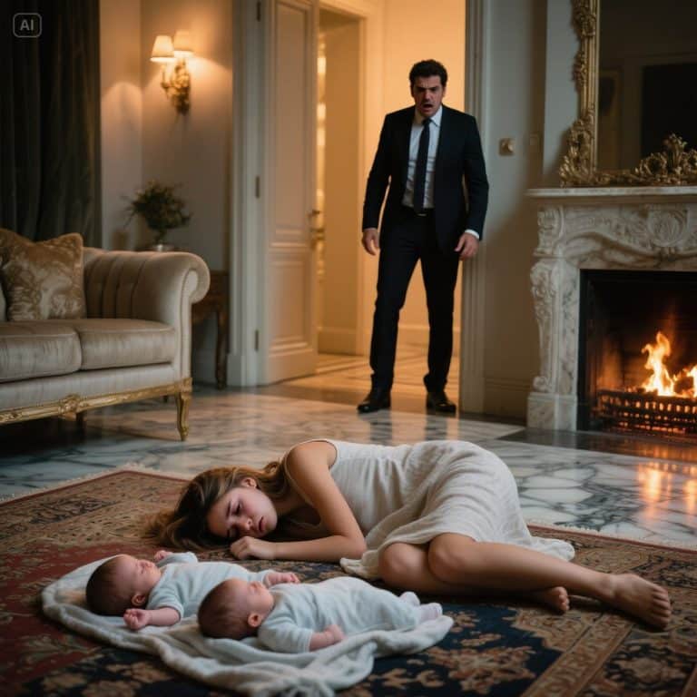 L’INVISIBLE : 14 heures d’enfer, affamée et seule. Quand le millionnaire l’a trouvée par terre avec ses jumeaux, sa réaction brutale a déclenché un miracle.