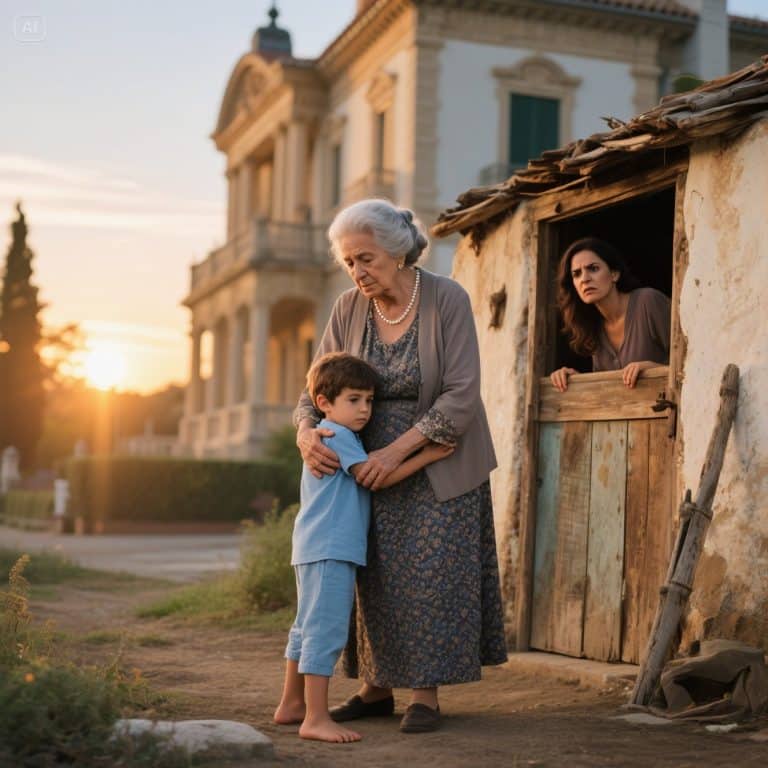 “¡VETE CON LOS MENDIGOS!” Lo echó con 5 años por dar un pan a una anciana. No sabía que acababa de sellar su destino y el del niño.