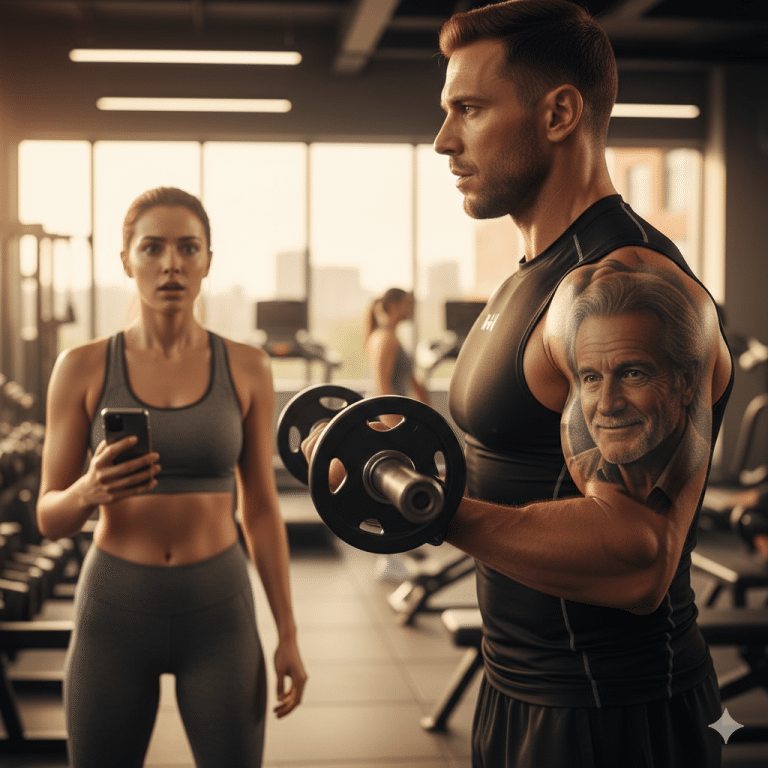 Un inconnu à la salle de sport avait un tatouage du visage de mon père.