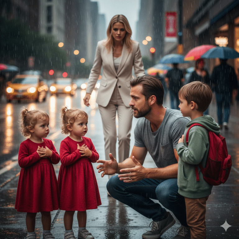 O pai solteiro viu seus gêmeos surdos serem ignorados por todos e então disse « Olá » em Libras.