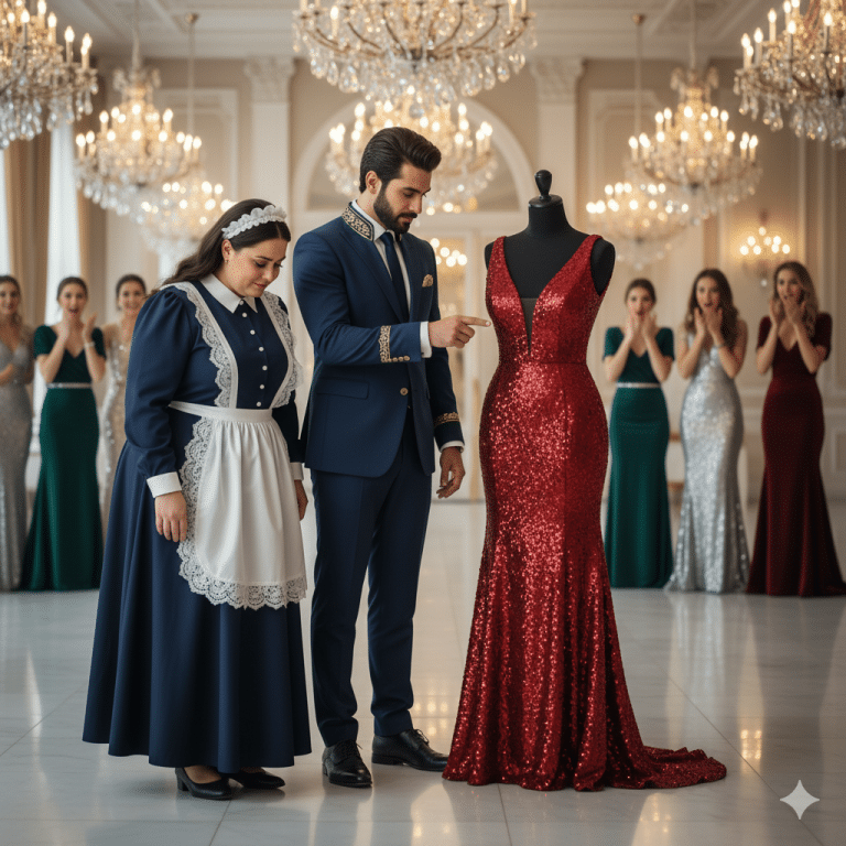 « SI CETTE ROBE VOUS VA, JE VOUS ÉPOUSE ! » Un millionnaire arabe a ri… Des mois plus tard, il était sous le choc.