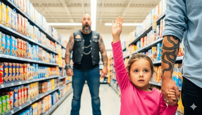 Une fillette lance un signal de détresse à un Hells Angel : sa réaction est inattendue.