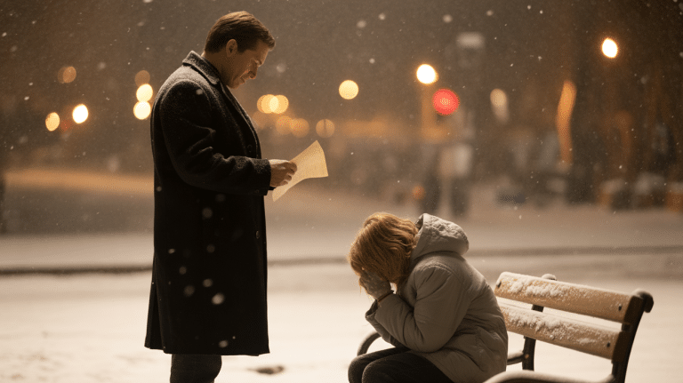 Chaque nuit, une petite fille dormait près d&rsquo;un banc — jusqu&rsquo;à ce qu&rsquo;un PDG comprenne qui elle attendait.