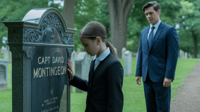 Un milliardaire découvre la fille de sa femme de ménage en larmes sur la tombe de son fils : sa découverte a choqué tout le monde.