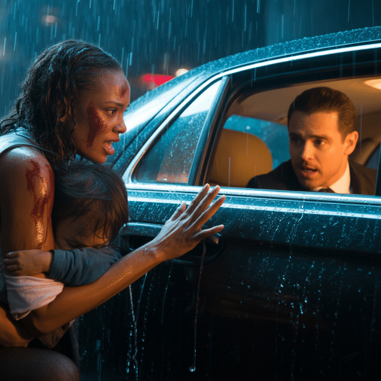 Puis-je me cacher dans votre voiture ? Une mère célibataire a fui son ex-compagnon violent et s&rsquo;est réfugiée dans la voiture d&rsquo;un milliardaire redouté.