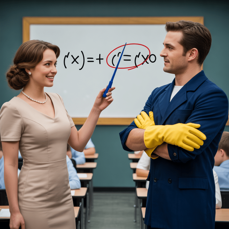 « Résolvez cette équation et je vous épouserai », a ri le professeur — avant de se figer lorsque le concierge l&rsquo;a résolue.