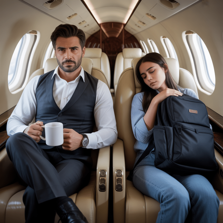 Une simple infirmière a embarqué dans le mauvais avion — jusqu&rsquo;à ce que le milliardaire lui dise : « Nous allons à Paris »