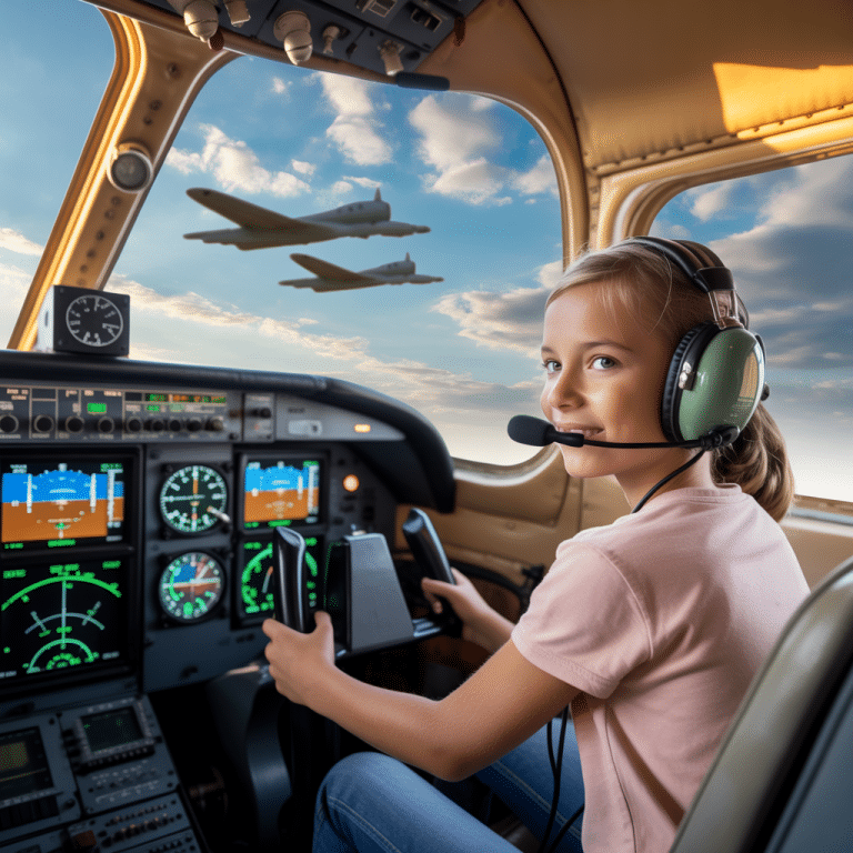 L&rsquo;avion est resté silencieux à 9 000 mètres d&rsquo;altitude — jusqu&rsquo;à ce qu&rsquo;une fillette de 11 ans prenne les commandes.