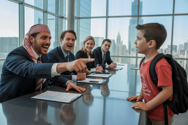 « JE PARLE 9 LANGUES », a déclaré le fils d&rsquo;une femme de ménage noire… Un millionnaire arabe a ri, puis a été choqué.