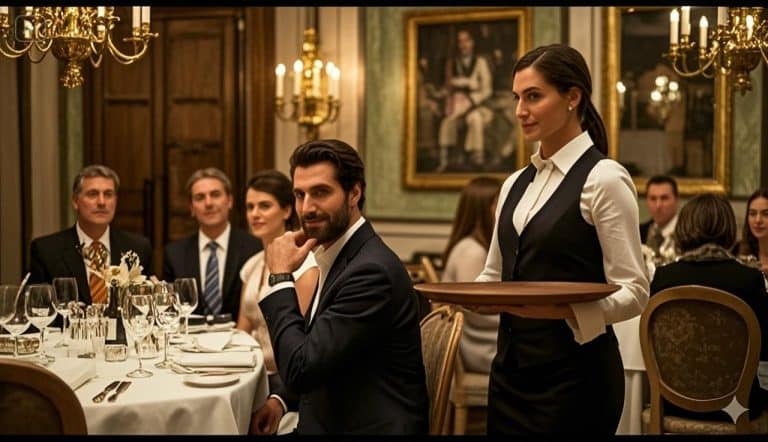 Un millionnaire insulte une serveuse en italien, stupéfait par sa réplique cinglante et son franc-parler.