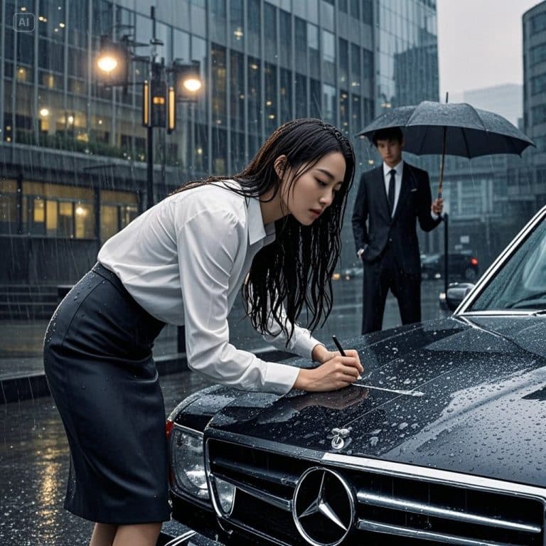 Une jeune fille timide a laissé un mot sur une voiture rayée, ignorant qu&rsquo;elle appartenait au PDG en personne.