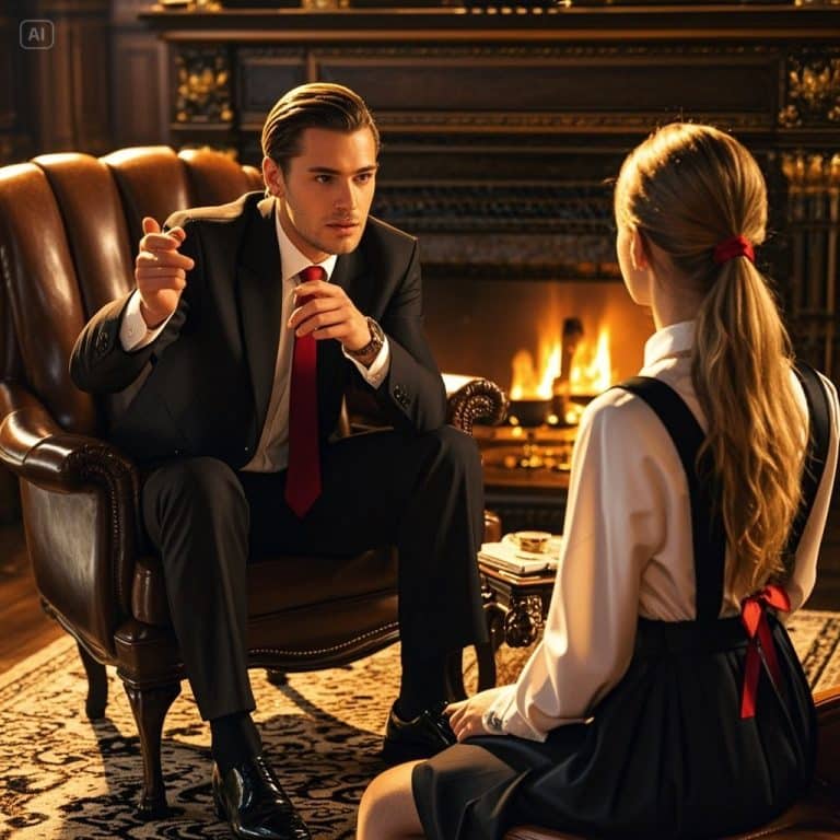 Un milliardaire exauce trois vœux de la fille de sa femme de ménage — mais son premier vœu le choque profondément.