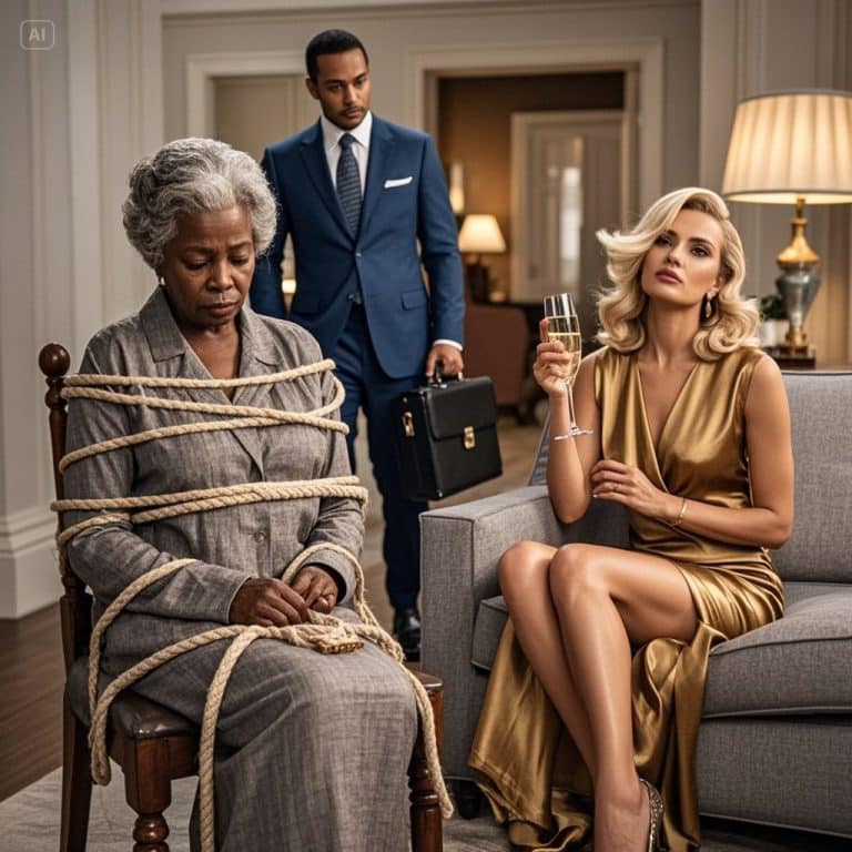 Un milliardaire est rentré plus tôt que prévu… et a découvert ce que sa femme avait fait à sa mère adoptive noire.