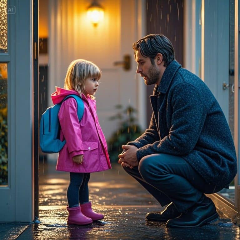 Une fillette frappe à la porte d&rsquo;un milliardaire à minuit — ses mots le laissent sans voix