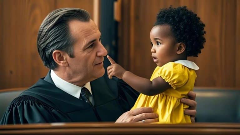 Un enfant en bas âge prononce UN SEUL mot lors d&rsquo;une audience d&rsquo;adoption : le juge verrouille immédiatement toute la salle d&rsquo;audience !