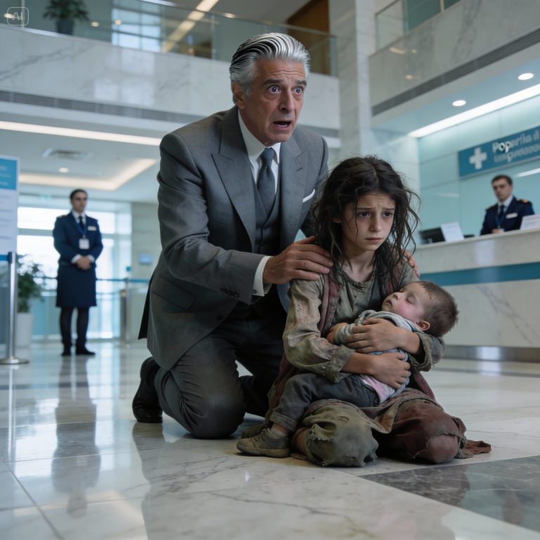 The millionaire from Madrid who had everything except a reason to live, until the heartbreaking cries of a homeless girl with her dying brother in her arms shattered his crystal world in the Salamanca district.