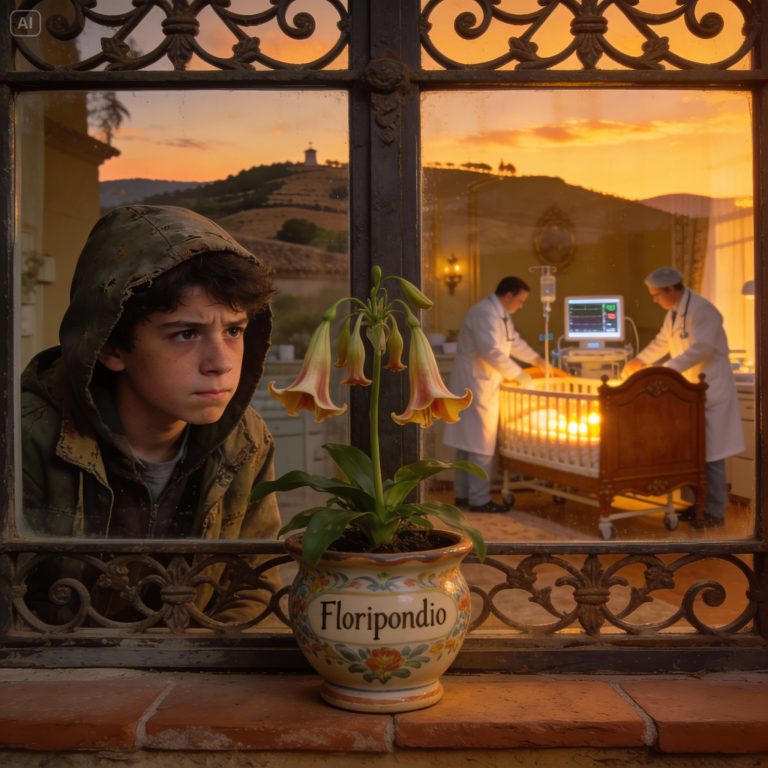 Panic at a luxury estate in Ronda: 18 of the world’s best doctors were unable to save the billionaire’s baby, until the cleaner’s “invisible” son saw the deadly poison that everyone was ignoring on the window.