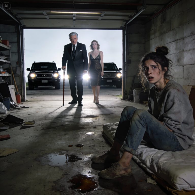 Locked in the garage of my own mansion in La Moraleja: How my grandfather returned from the dead to save me from my cruel stepmother.