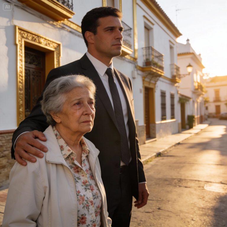 SCANDAL IN THE TRIANA NEIGHBORHOOD OF SEVILLE: A RETIRED GRANDMOTHER IS BRUTALLY ARRESTED IN A PHARMACY AND HER SON, A HIGH-RANKING POLICE OFFICER, RETURNS TO MAKE THE CULPRITS TREMBLE.