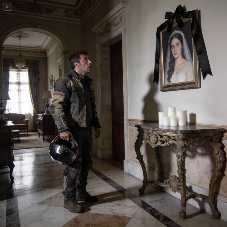 I entered a luxurious Madrid mansion for a delivery and was frozen with shock upon seeing the portrait of my dead wife in the living room — the dark secret that changed our fate