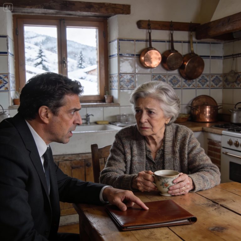 Betrayal in the Sierra de Madrid: My only son demanded 280,000 euros from me with terrifying coldness to save his wife, but when he returned for the money he found an empty house and a lesson he will never forget.