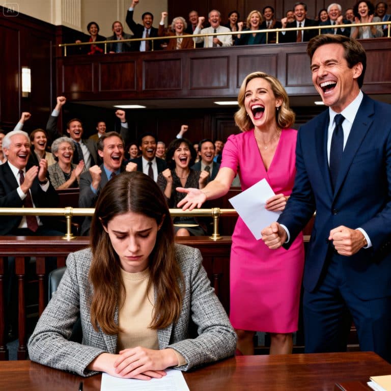 Ils se sont moqués de l&rsquo;ex-femme au tribunal, mais son identité de milliardaire cachée a choqué tout le monde !