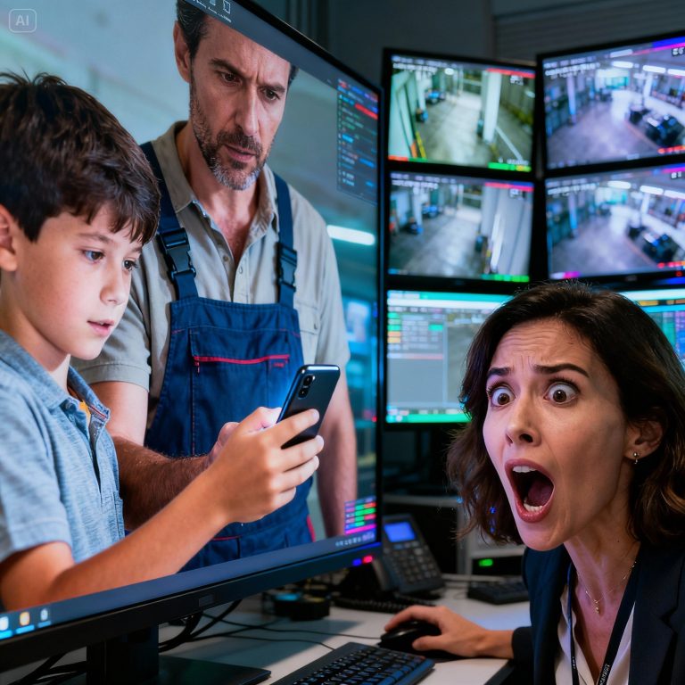 Une milliardaire installe une caméra sur son fils : le geste de ce père célibataire noir, agent d’entretien, a tout changé.